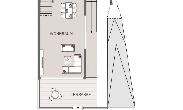 Thumbnail: Doppelhaus mit Terrasse und Garten