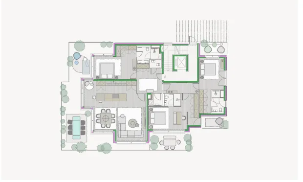 Thumbnail: Exklusive Villenetage mit über 160 m² – flexible Grundrissvarianten im The Superior