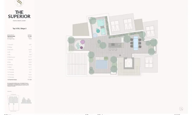 Thumbnail: Exklusive 3-Zimmer-Wohnung mit Panoramablick und luxuriöser Dachterrasse