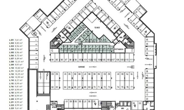 Thumbnail: LeopoldQuartier Office | Modernes Büro in Holzhybridbauweise | Nahe Donaukanal