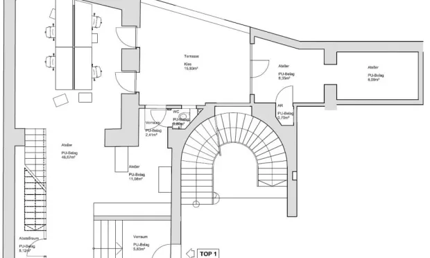 Thumbnail: Studio in charmantem Altbau