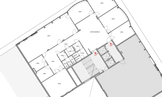 Thumbnail: Attraktive Bürofläche in zentraler Lage