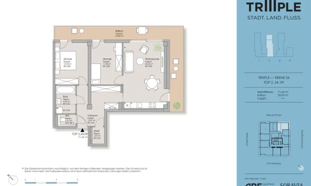 Thumbnail: TrIIIIple - Living high above Vienna