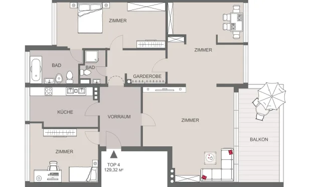 Thumbnail: Wohnen im Herzen von Döbling