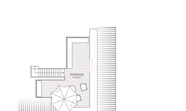 Thumbnail: Exklusive Penthouse-Maisonette mit außergewöhnlicher Dachterrasse und Skyline View nahe Stadtpark