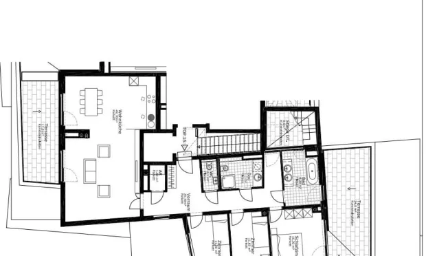Thumbnail: Modern 4-bedroom penthouse apartment with a rooftop terrace