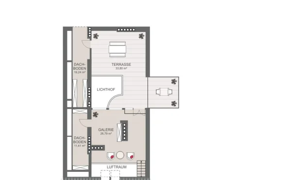 Thumbnail: Top-floor apartment, 3 bedrooms, near Votive Church.