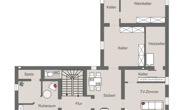 Thumbnail: Herrschaftliche Villa in Klosterneuburg