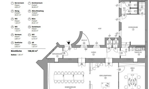 Thumbnail: Hochwertig sanierte Büroflächen nähe Urania