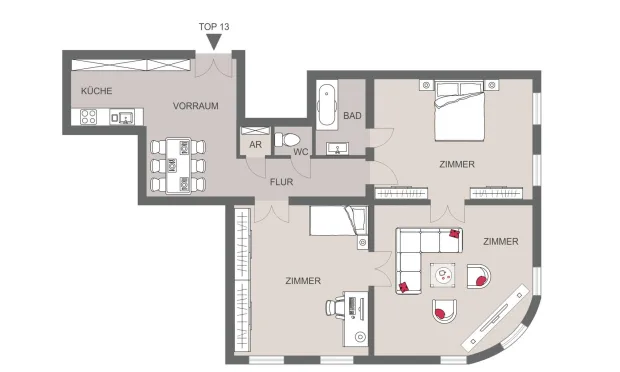 Thumbnail: Classic period building, 3 rooms, in the heart of Vienna’s 9th district