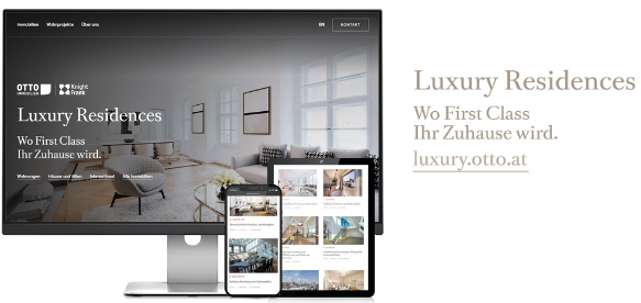 Luxury Residences - Website für Luxusimmobilien von Otto Immobilien