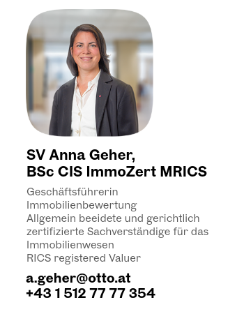 SV Anna Geher, BSc CIS ImmoZert MRICS, Geschäftsführerin Immobilienbewertung