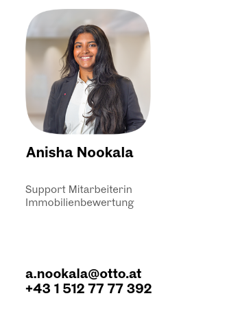 Anisha Nookala, Support Mitarbeiterin Immobilienbewertung