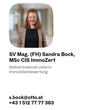 SV Mag. (FH) Sandra Bock, MSc CIS ImmoZert, Stellvertretende Leiterin