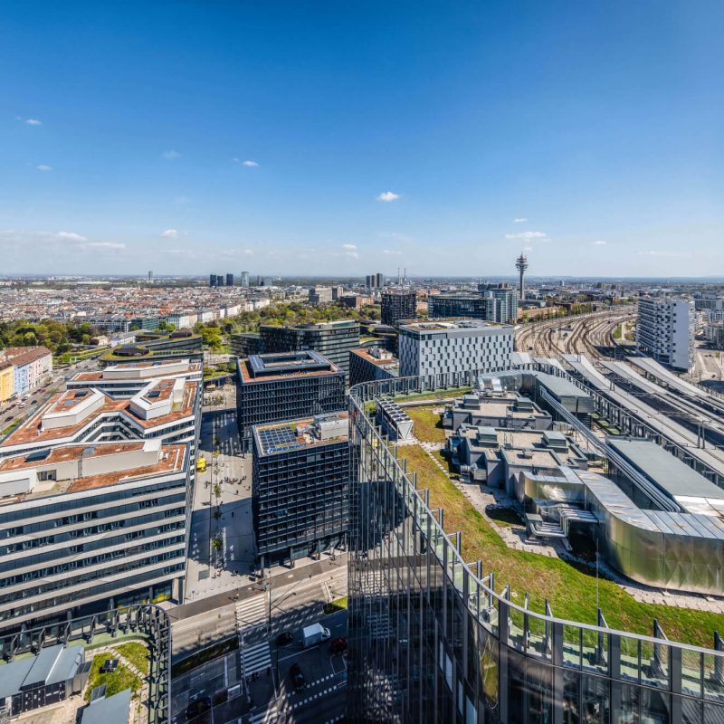 Wien Ausblick Hauptbahnhof